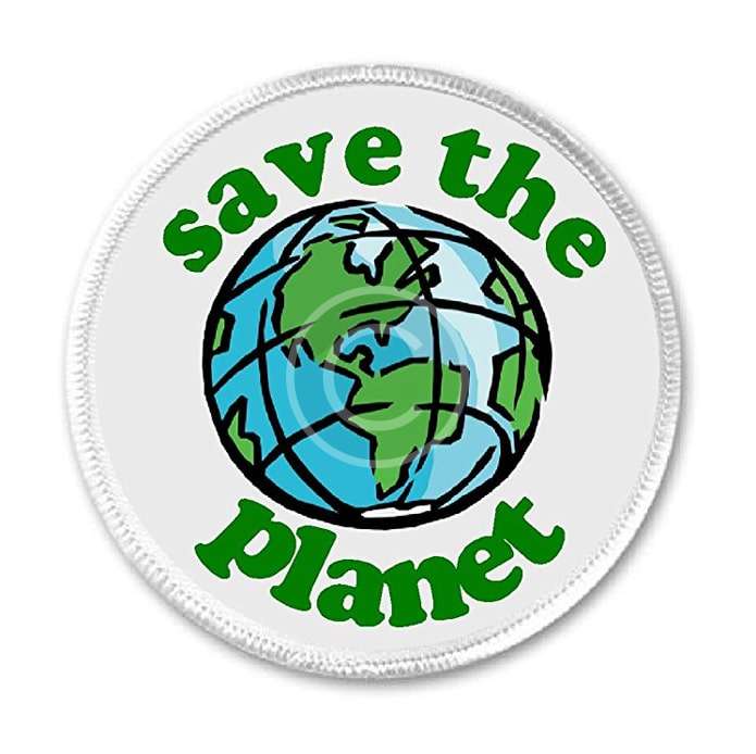 Save the Planet Sew-On Patch